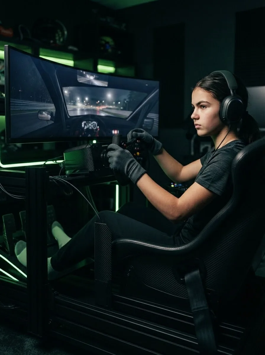 Teen driver on the Rogue chassis